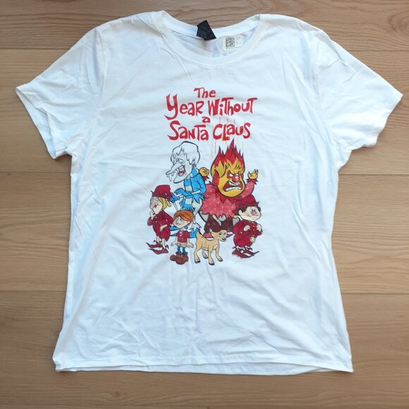 The Year Without a Santa Claus - New Women's Large White T-Shirt - Picture 4 of 4